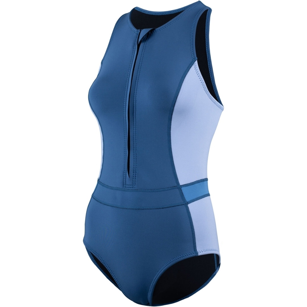 ZONE3 Da Donna 2026 Yulex - Costume Da Bagno Senza Maniche NA25WYSS126 - Multi Blue / White